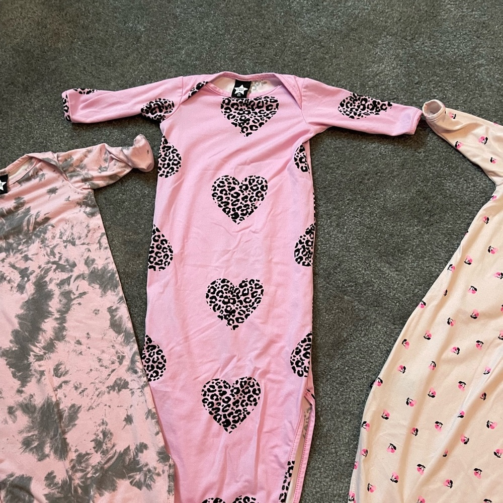 Pixie Lane Newborn knotted gowns